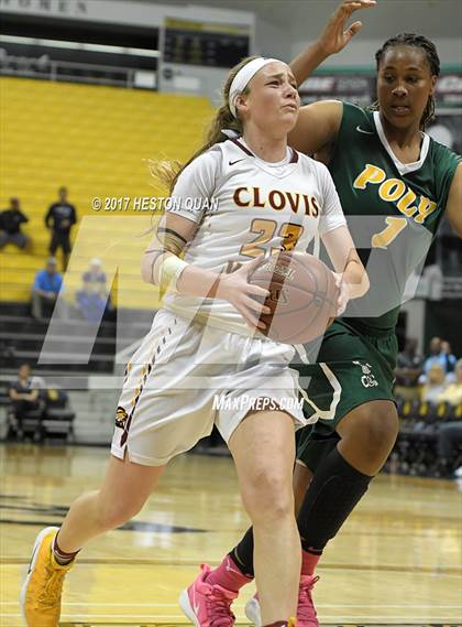 Thumbnail 2 in Long Beach Poly @ Clovis West (CIF State Open SoCal Regional Final) photogallery.