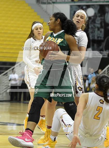 Thumbnail 3 in Long Beach Poly @ Clovis West (CIF State Open SoCal Regional Final) photogallery.