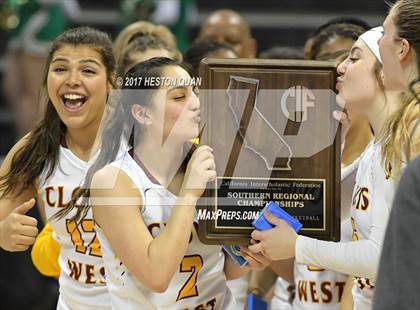 Thumbnail 2 in Long Beach Poly @ Clovis West (CIF State Open SoCal Regional Final) photogallery.