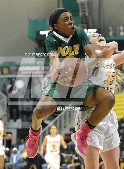 Thumbnail 1 in Long Beach Poly @ Clovis West (CIF State Open SoCal Regional Final) photogallery.
