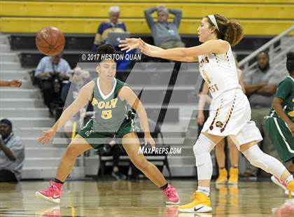 Thumbnail 3 in Long Beach Poly @ Clovis West (CIF State Open SoCal Regional Final) photogallery.