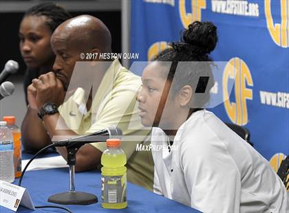 Thumbnail 2 in Long Beach Poly @ Clovis West (CIF State Open SoCal Regional Final) photogallery.