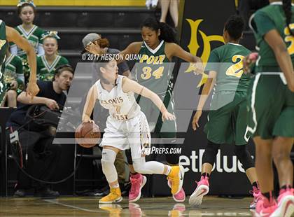 Thumbnail 1 in Long Beach Poly @ Clovis West (CIF State Open SoCal Regional Final) photogallery.