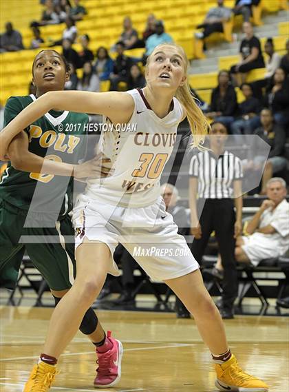 Thumbnail 3 in Long Beach Poly @ Clovis West (CIF State Open SoCal Regional Final) photogallery.