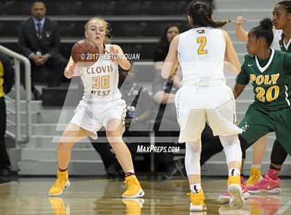 Thumbnail 3 in Long Beach Poly @ Clovis West (CIF State Open SoCal Regional Final) photogallery.