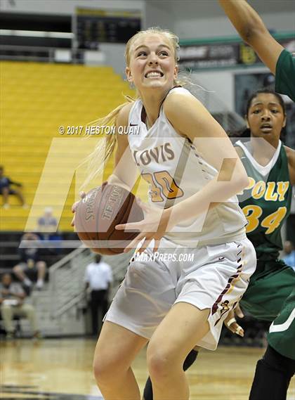 Thumbnail 3 in Long Beach Poly @ Clovis West (CIF State Open SoCal Regional Final) photogallery.