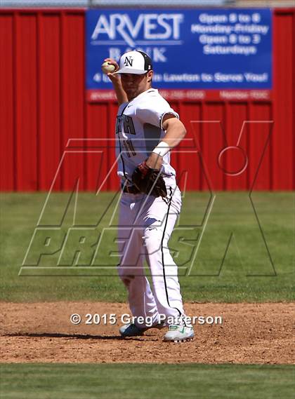 Thumbnail 1 in Norman North vs Southmoore (Bo Bowman Tournament) photogallery.