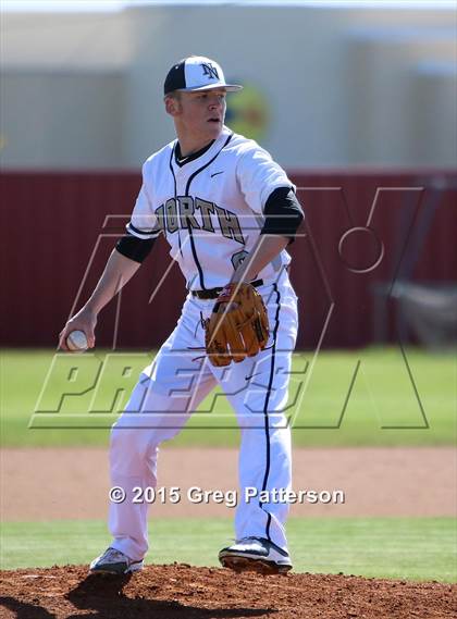 Thumbnail 2 in Norman North vs Southmoore (Bo Bowman Tournament) photogallery.