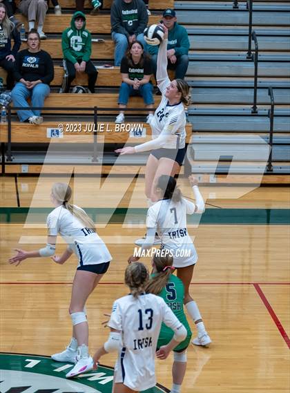 Thumbnail 3 in North Central vs. Cathedral (IHSAA 4A Sectional 10 Championship) photogallery.