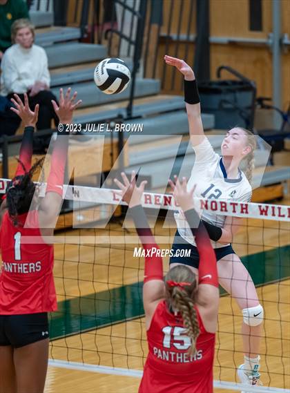 Thumbnail 3 in North Central vs. Cathedral (IHSAA 4A Sectional 10 Championship) photogallery.
