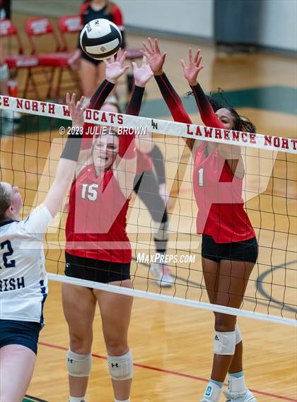 Thumbnail 3 in North Central vs. Cathedral (IHSAA 4A Sectional 10 Championship) photogallery.