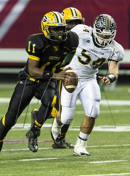 Thumbnail 3 in Carrollton vs. Griffin (GHSA 4A Final) photogallery.