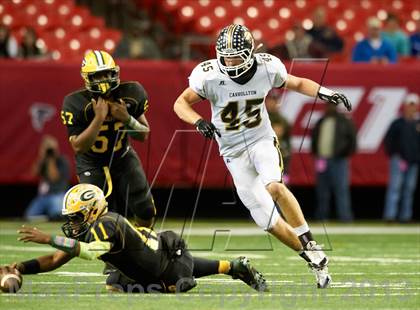Thumbnail 3 in Carrollton vs. Griffin (GHSA 4A Final) photogallery.