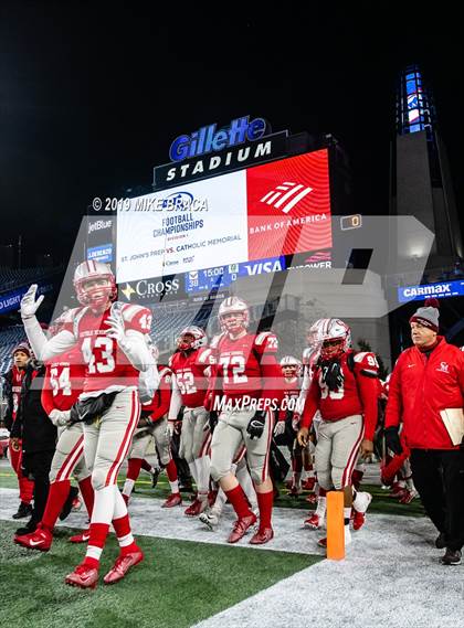 Thumbnail 2 in Catholic Memorial vs. St. John's Prep (MIAA Division 1 State Final) photogallery.