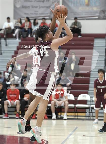 Thumbnail 2 in Calexico vs. Village Christian (Rancho Mirage Holiday Invitational) photogallery.