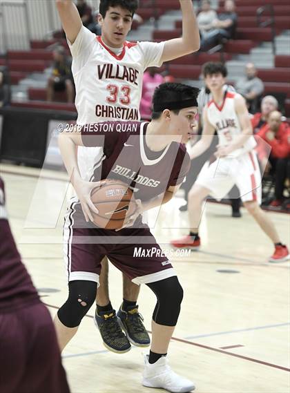 Thumbnail 1 in Calexico vs. Village Christian (Rancho Mirage Holiday Invitational) photogallery.