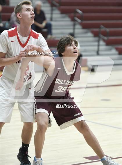 Thumbnail 2 in Calexico vs. Village Christian (Rancho Mirage Holiday Invitational) photogallery.