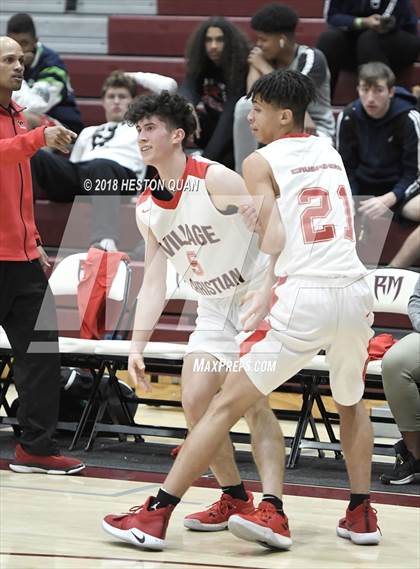 Thumbnail 3 in Calexico vs. Village Christian (Rancho Mirage Holiday Invitational) photogallery.