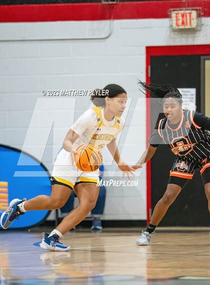Thumbnail 3 in Oak City Prep vs. North Raleigh Christian Academy (Dreamville Winter Showcase at Berean Academy) photogallery.