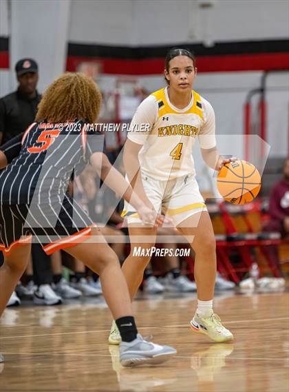 Thumbnail 1 in Oak City Prep vs. North Raleigh Christian Academy (Dreamville Winter Showcase at Berean Academy) photogallery.