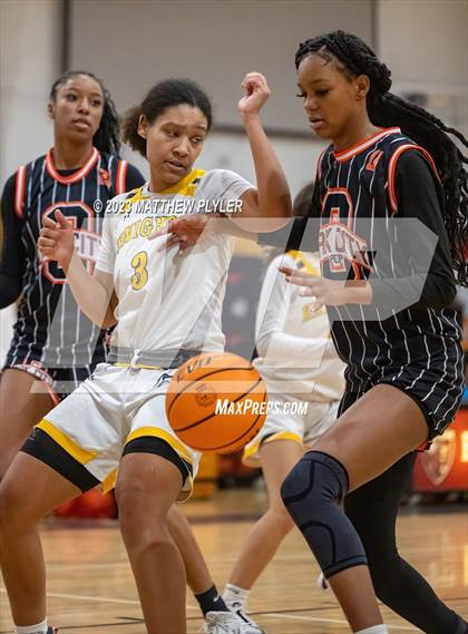 Thumbnail 2 in Oak City Prep vs. North Raleigh Christian Academy (Dreamville Winter Showcase at Berean Academy) photogallery.