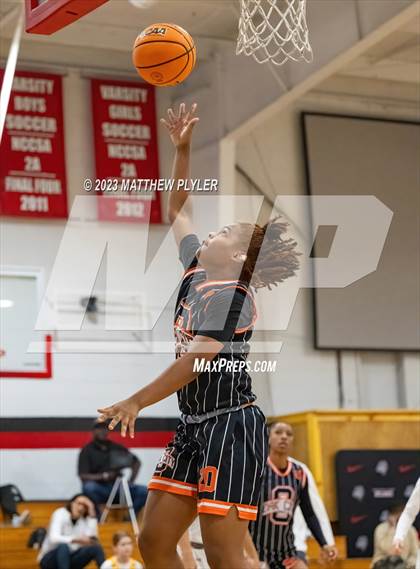 Thumbnail 3 in Oak City Prep vs. North Raleigh Christian Academy (Dreamville Winter Showcase at Berean Academy) photogallery.