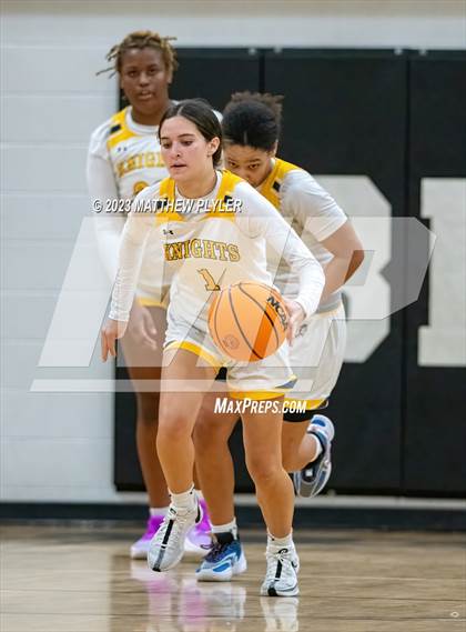 Thumbnail 3 in Oak City Prep vs. North Raleigh Christian Academy (Dreamville Winter Showcase at Berean Academy) photogallery.