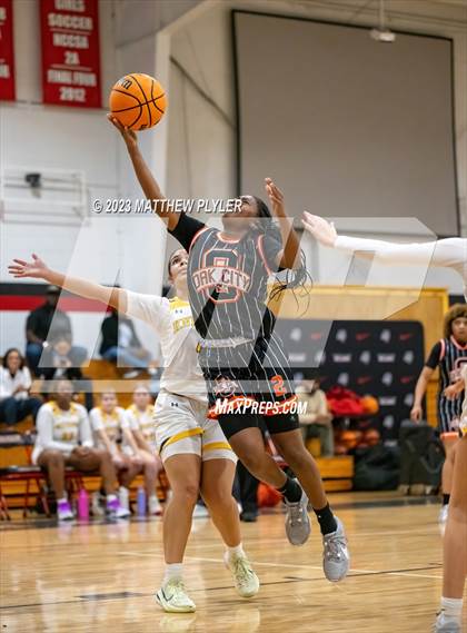 Thumbnail 1 in Oak City Prep vs. North Raleigh Christian Academy (Dreamville Winter Showcase at Berean Academy) photogallery.