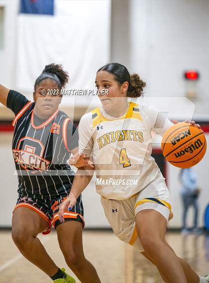 Thumbnail 3 in Oak City Prep vs. North Raleigh Christian Academy (Dreamville Winter Showcase at Berean Academy) photogallery.