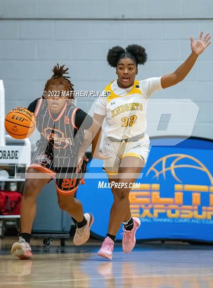 Thumbnail 2 in Oak City Prep vs. North Raleigh Christian Academy (Dreamville Winter Showcase at Berean Academy) photogallery.