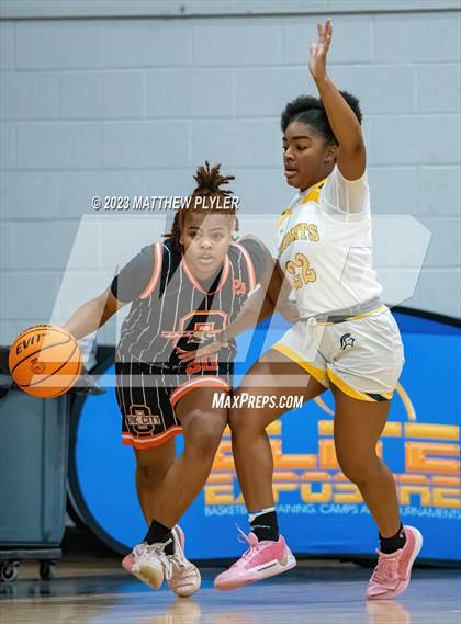 Thumbnail 1 in Oak City Prep vs. North Raleigh Christian Academy (Dreamville Winter Showcase at Berean Academy) photogallery.