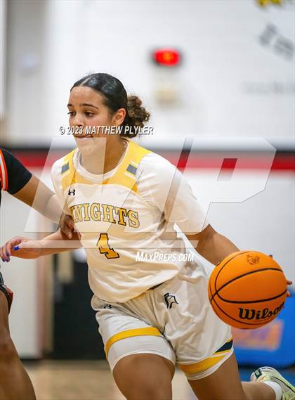 Thumbnail 2 in Oak City Prep vs. North Raleigh Christian Academy (Dreamville Winter Showcase at Berean Academy) photogallery.