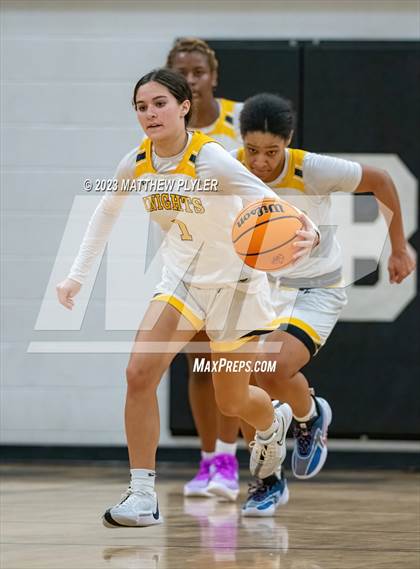 Thumbnail 1 in Oak City Prep vs. North Raleigh Christian Academy (Dreamville Winter Showcase at Berean Academy) photogallery.