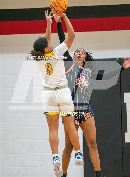 Thumbnail 1 in Oak City Prep vs. North Raleigh Christian Academy (Dreamville Winter Showcase at Berean Academy) photogallery.
