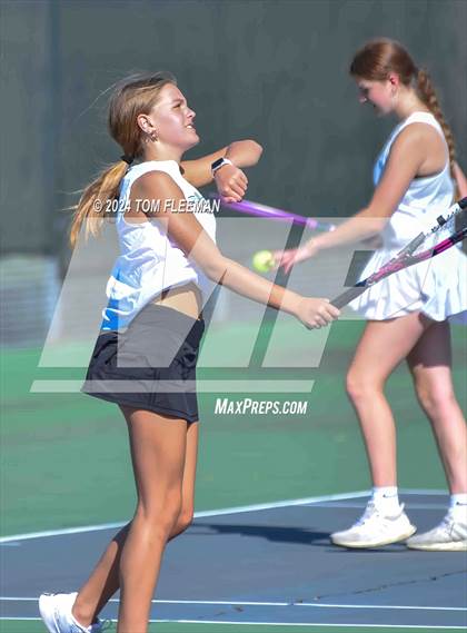 Thumbnail 3 in JV: Sunflower League Girl's JV Dual (Shawnee Mission South) photogallery.