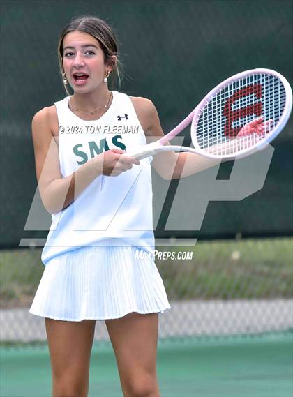 Thumbnail 2 in JV: Sunflower League Girl's JV Dual (Shawnee Mission South) photogallery.