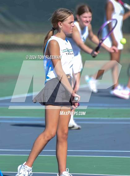 Thumbnail 3 in JV: Sunflower League Girl's JV Dual (Shawnee Mission South) photogallery.