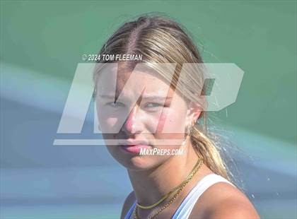 Thumbnail 3 in JV: Sunflower League Girl's JV Dual (Shawnee Mission South) photogallery.