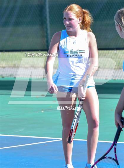 Thumbnail 2 in JV: Sunflower League Girl's JV Dual (Shawnee Mission South) photogallery.