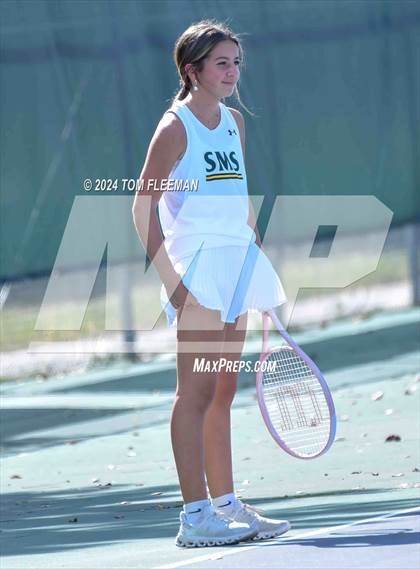 Thumbnail 3 in JV: Sunflower League Girl's JV Dual (Shawnee Mission South) photogallery.