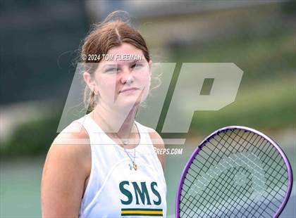 Thumbnail 3 in JV: Sunflower League Girl's JV Dual (Shawnee Mission South) photogallery.