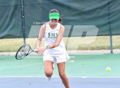 Thumbnail 2 in JV: Sunflower League Girl's JV Dual (Shawnee Mission South) photogallery.