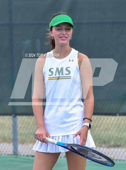 Thumbnail 3 in JV: Sunflower League Girl's JV Dual (Shawnee Mission South) photogallery.