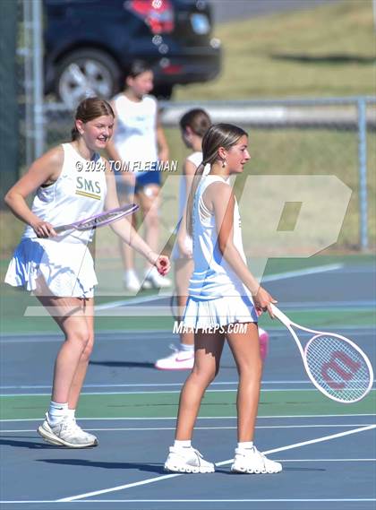 Thumbnail 1 in JV: Sunflower League Girl's JV Dual (Shawnee Mission South) photogallery.