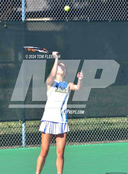 Thumbnail 3 in JV: Sunflower League Girl's JV Dual (Shawnee Mission South) photogallery.