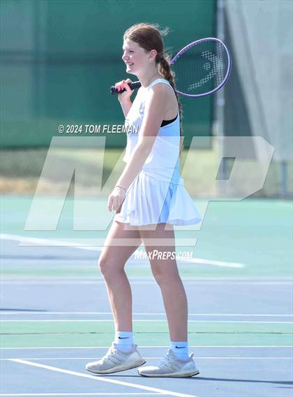 Thumbnail 3 in JV: Sunflower League Girl's JV Dual (Shawnee Mission South) photogallery.
