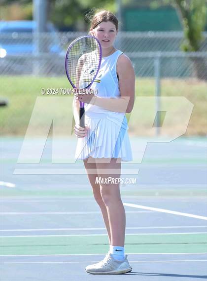 Thumbnail 3 in JV: Sunflower League Girl's JV Dual (Shawnee Mission South) photogallery.
