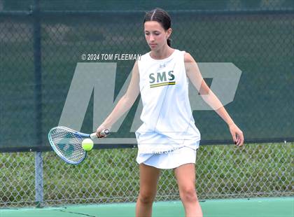 Thumbnail 3 in JV: Sunflower League Girl's JV Dual (Shawnee Mission South) photogallery.
