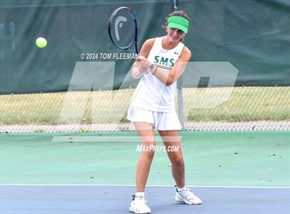 Thumbnail 3 in JV: Sunflower League Girl's JV Dual (Shawnee Mission South) photogallery.