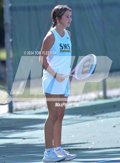 Thumbnail 3 in JV: Sunflower League Girl's JV Dual (Shawnee Mission South) photogallery.